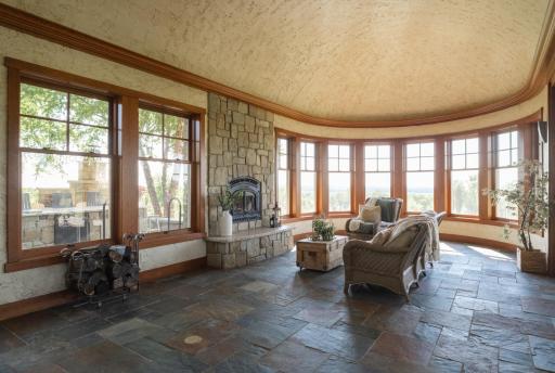 Favorite room in the home for these sellers. Wood-burning fireplace.