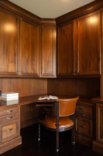 No expense was spared with this cabinetry