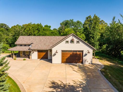 Driveway leads directly down the hill to the studio\workshop
