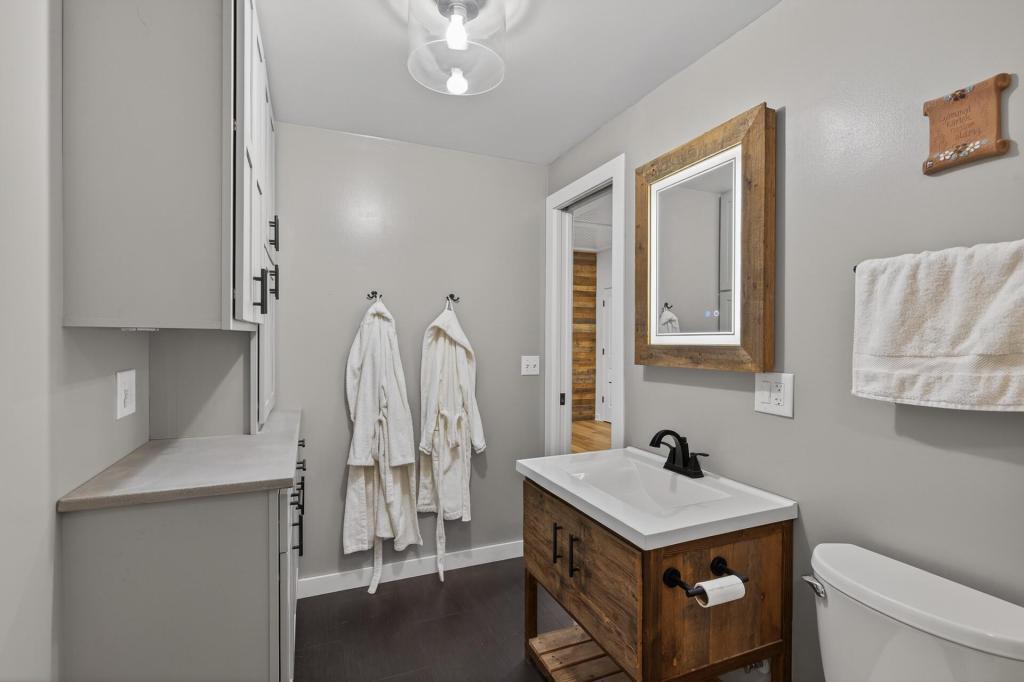 Lower level 3/4 bath