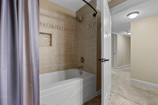 Full bathrooms in the lower level works great for entertaining or private bathrooms for each.