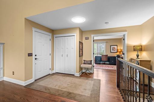 Beautiful white doors, trim, crown modling throughout.