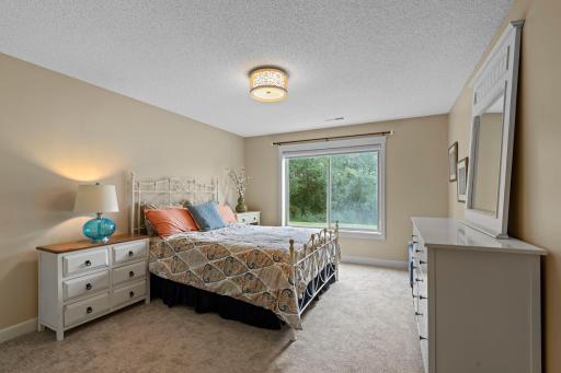 Lower level offers two additional bedroom spaces and full bathrooms.