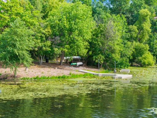 Private association dock and canoe / kayak storage!