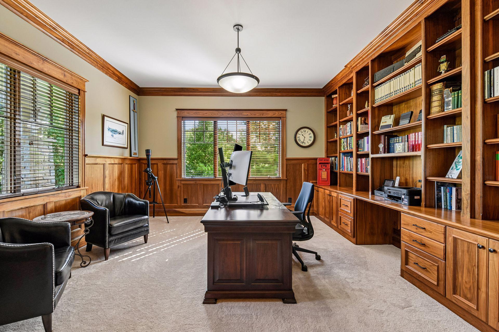 Main floor office.