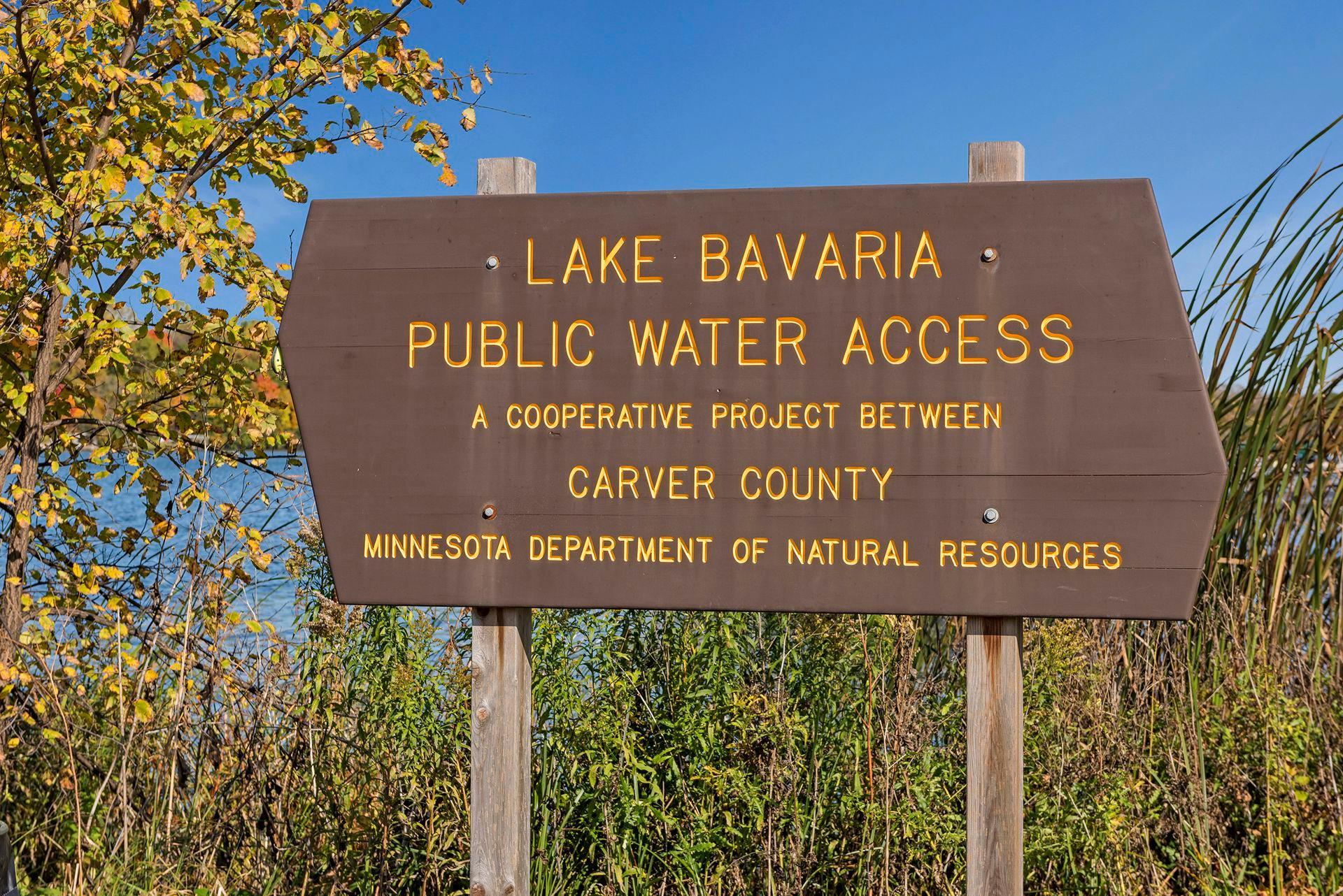Lake access and boat launch.