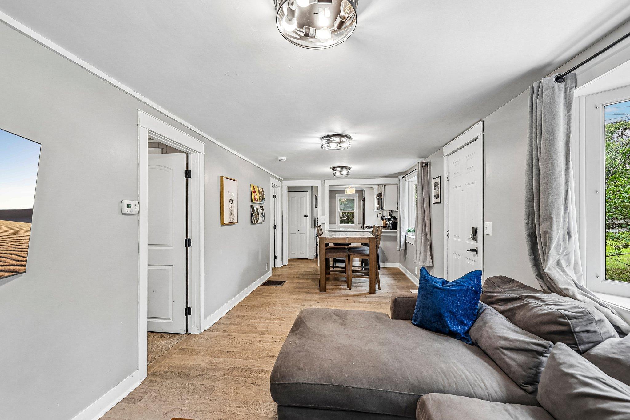 Open concept living space