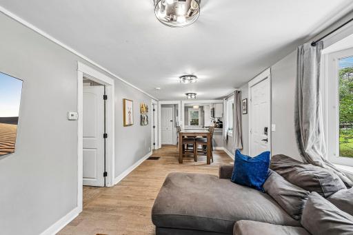Open concept living space