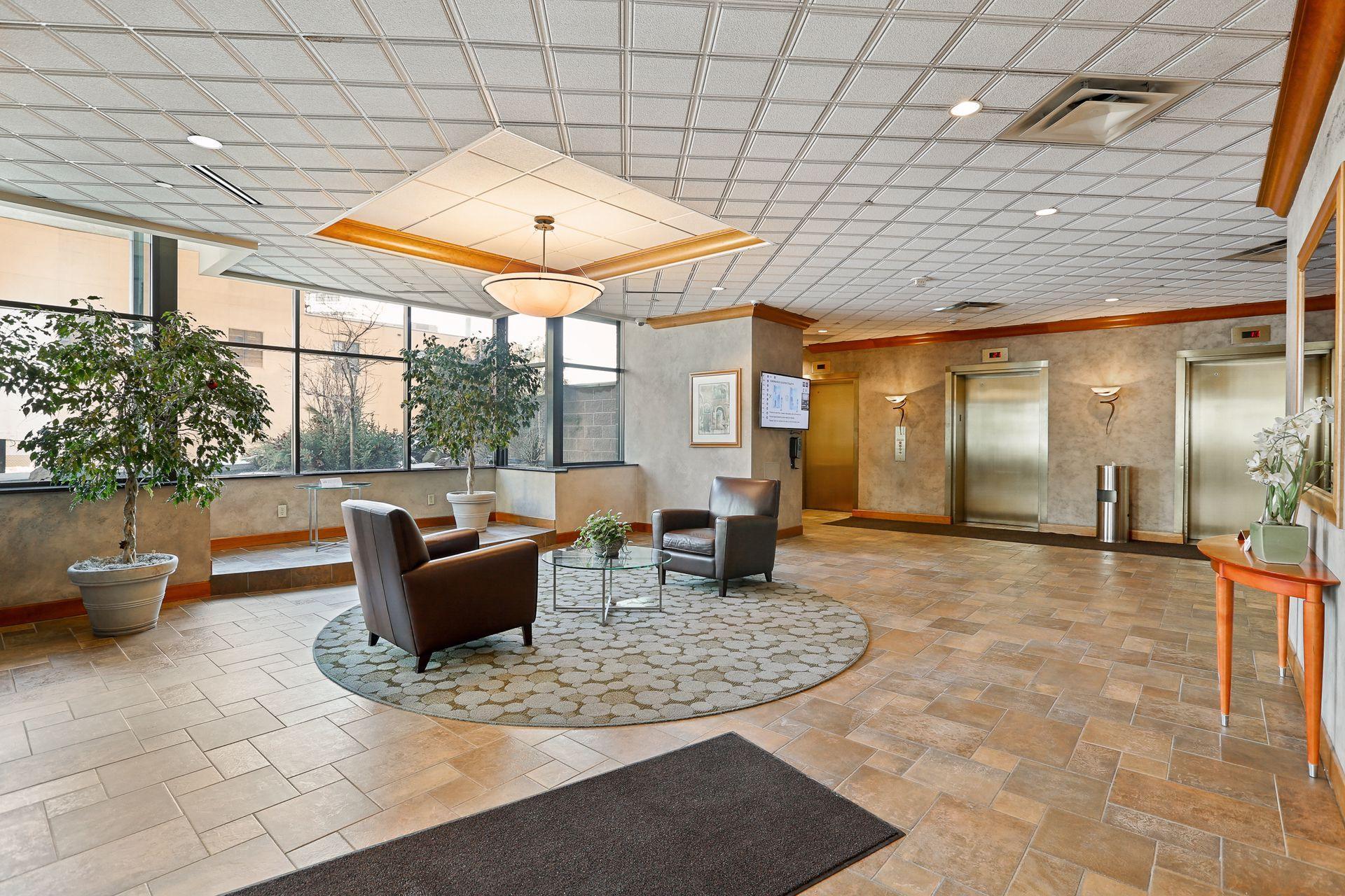 Main level lobby