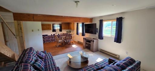 Family room with kitchenette