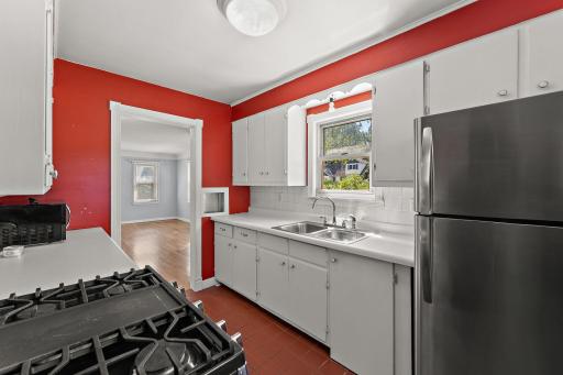 Kitchen with nice counter space