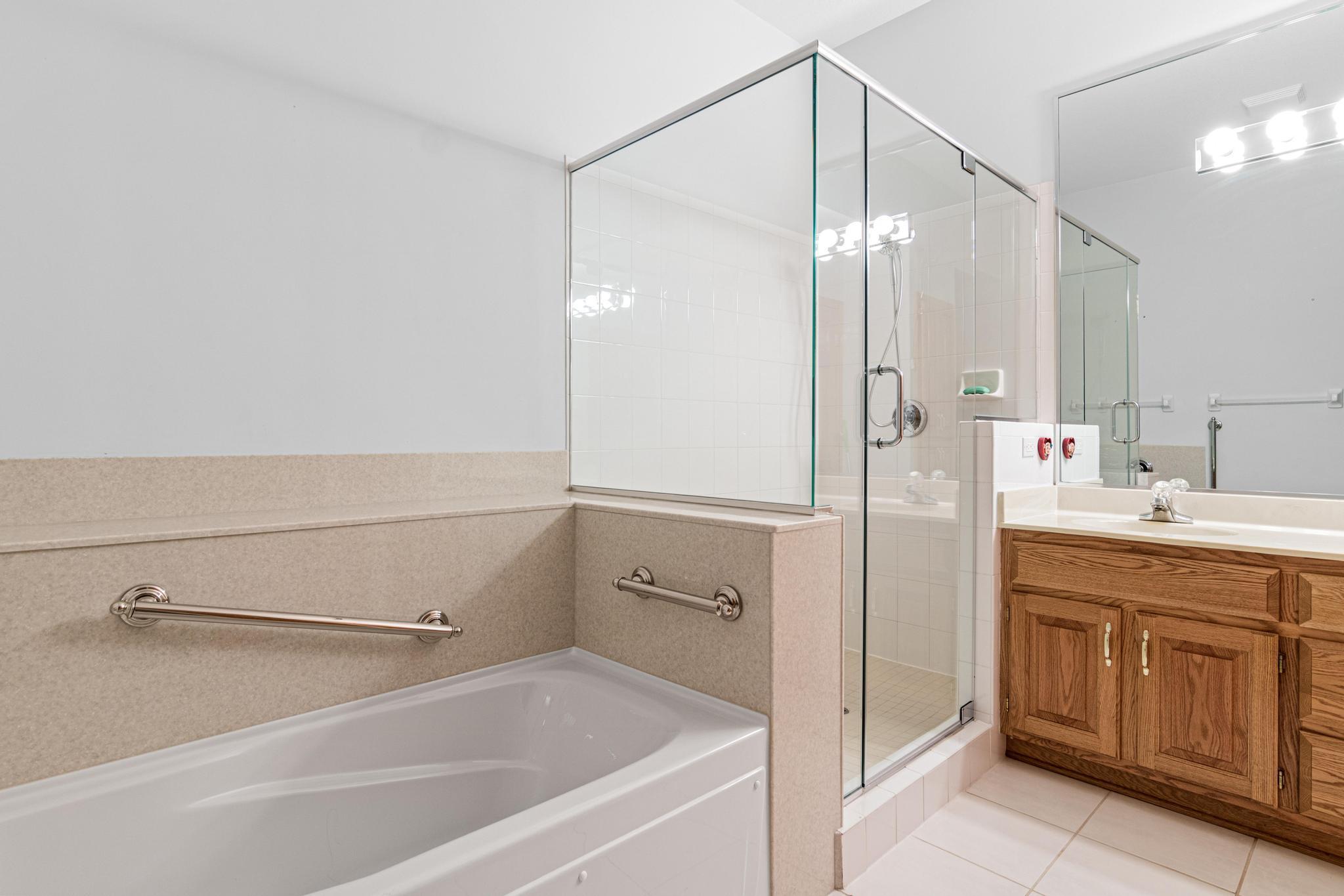 Improved primary bathroom