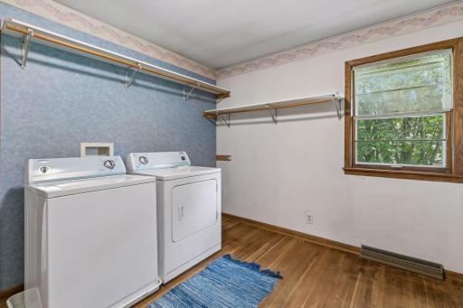 Laundry Room - main floor or could be moved downstairs and this room turned back into a bedroom.
