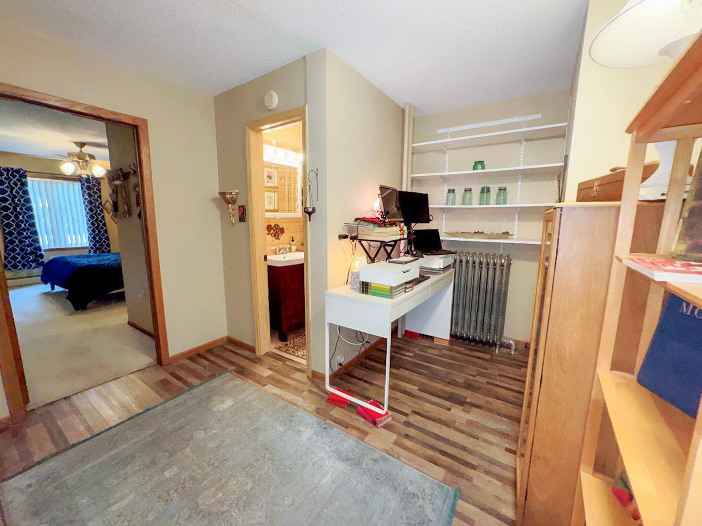 Flex space in the primary suite area.