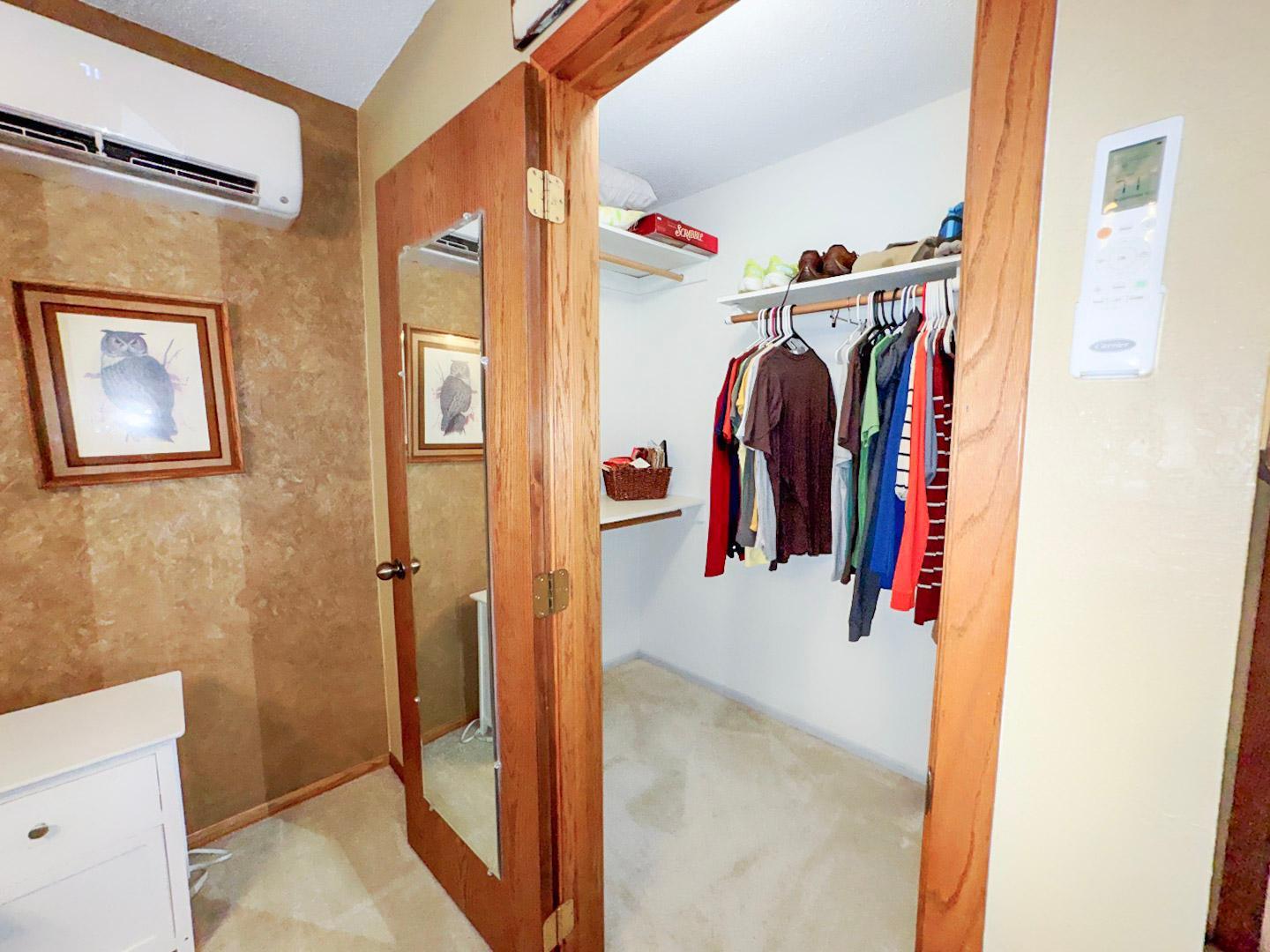 Primary WAlk in closet