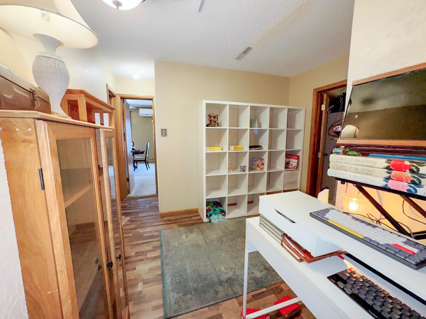 Flex space in the primary suite area.