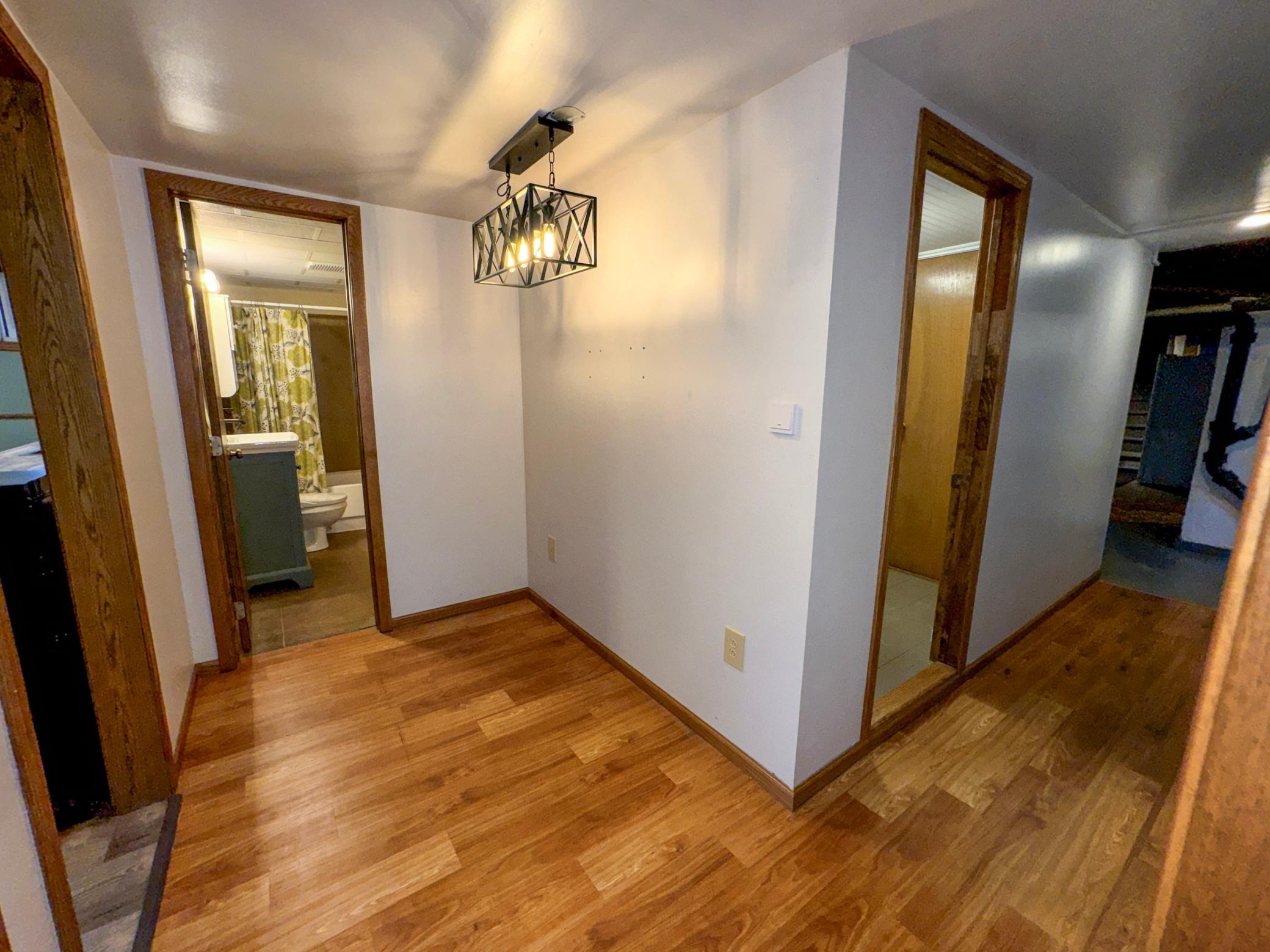 Lower level flex space