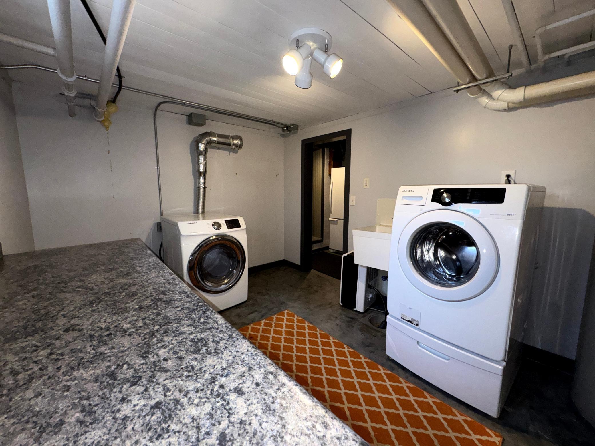 Lower Level laundry room