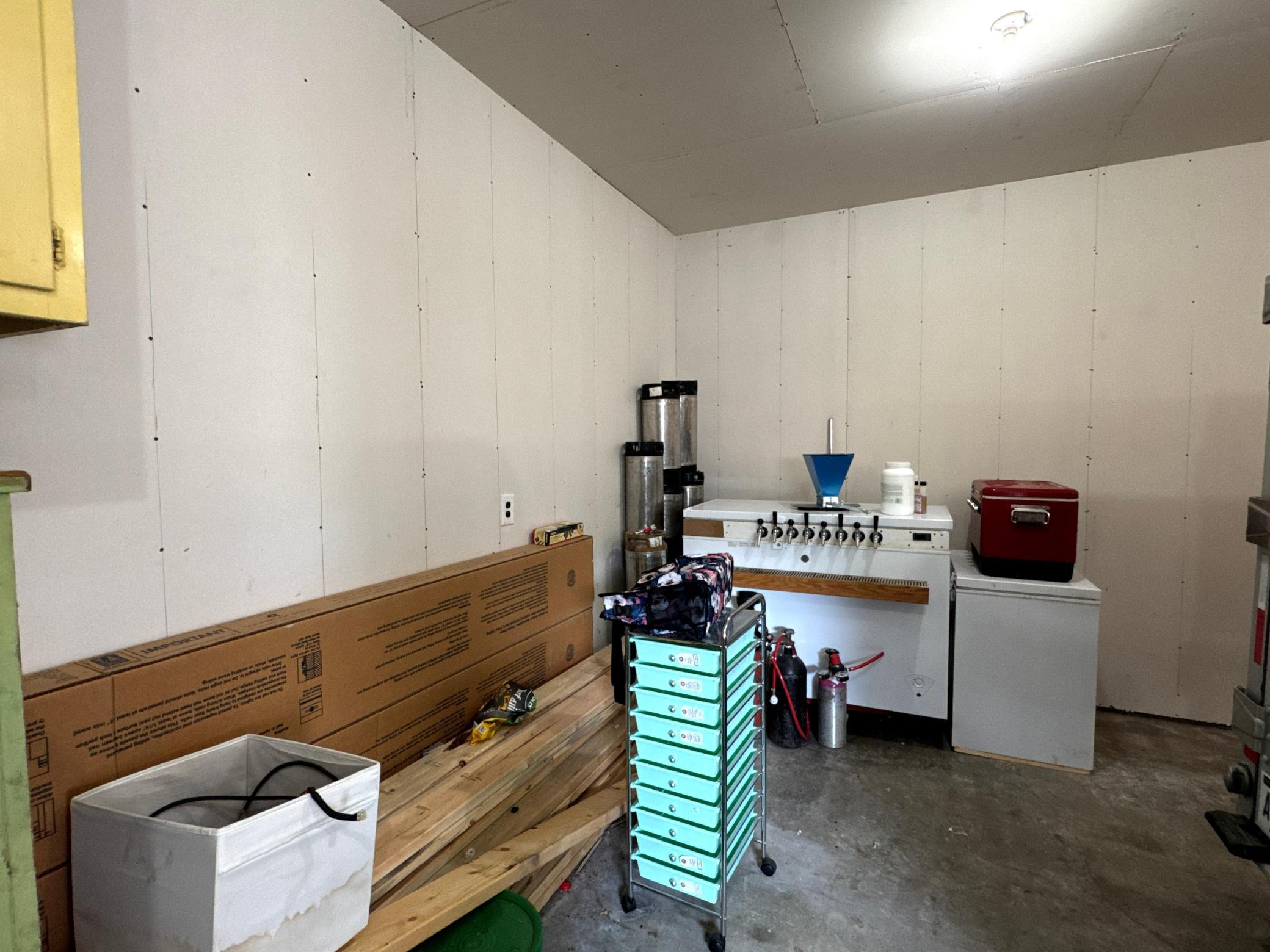 Garage is heated and sheetrocked
