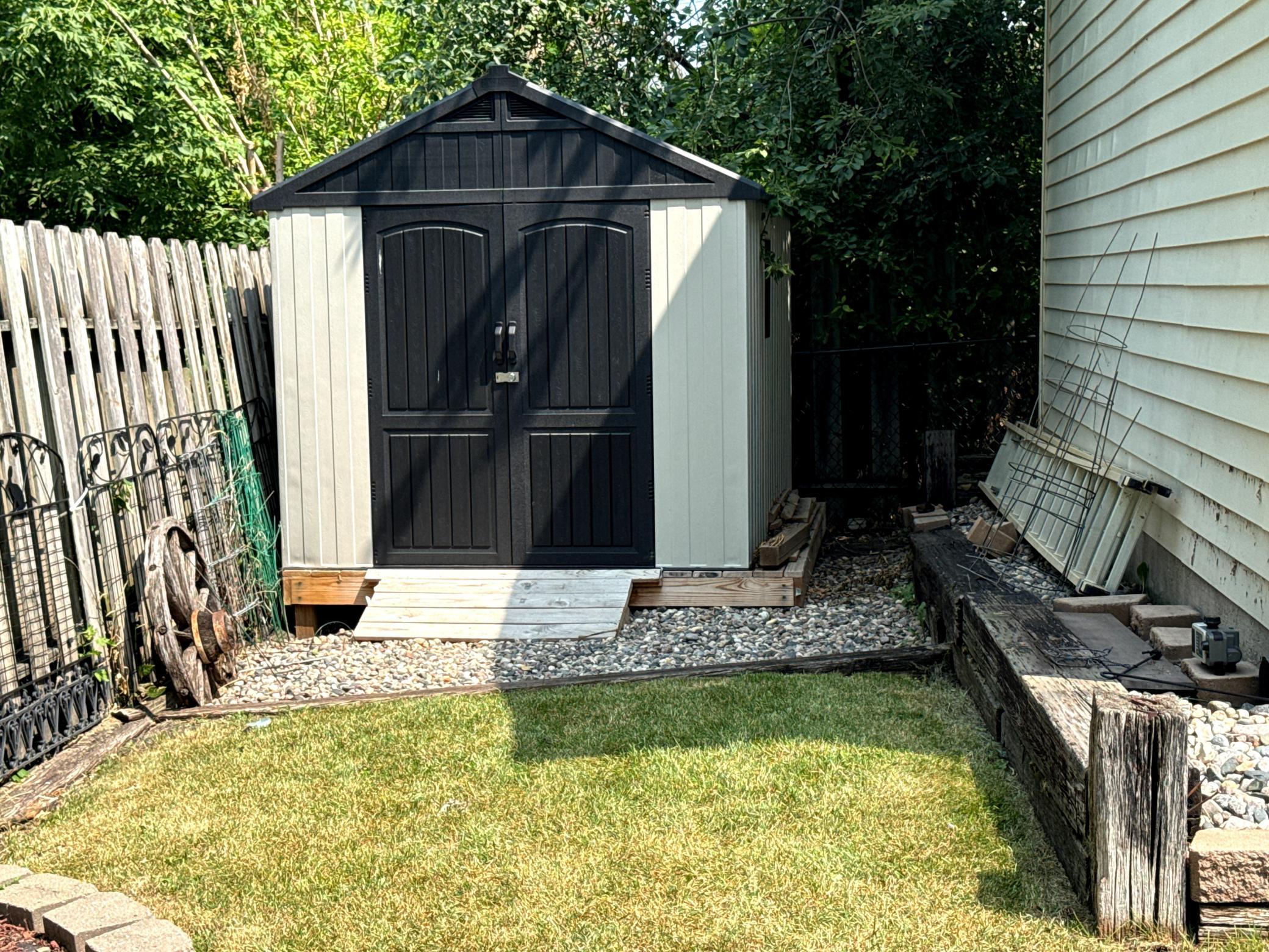 Garden Shed in the back yard