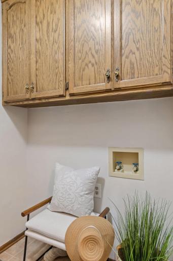Laundry is currently set in the lower level, but the mudroom has a second connection ready if a washer & dryer is preferred on the main level.