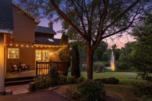 Nestled on over a half-acre lot in the Near Mountain neighborhood with sweeping pond views.