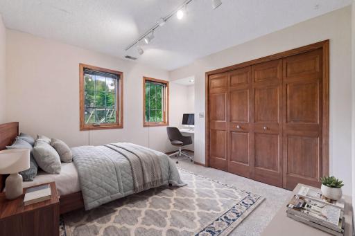 There is a fourth bedroom on this level, perfect for guests.