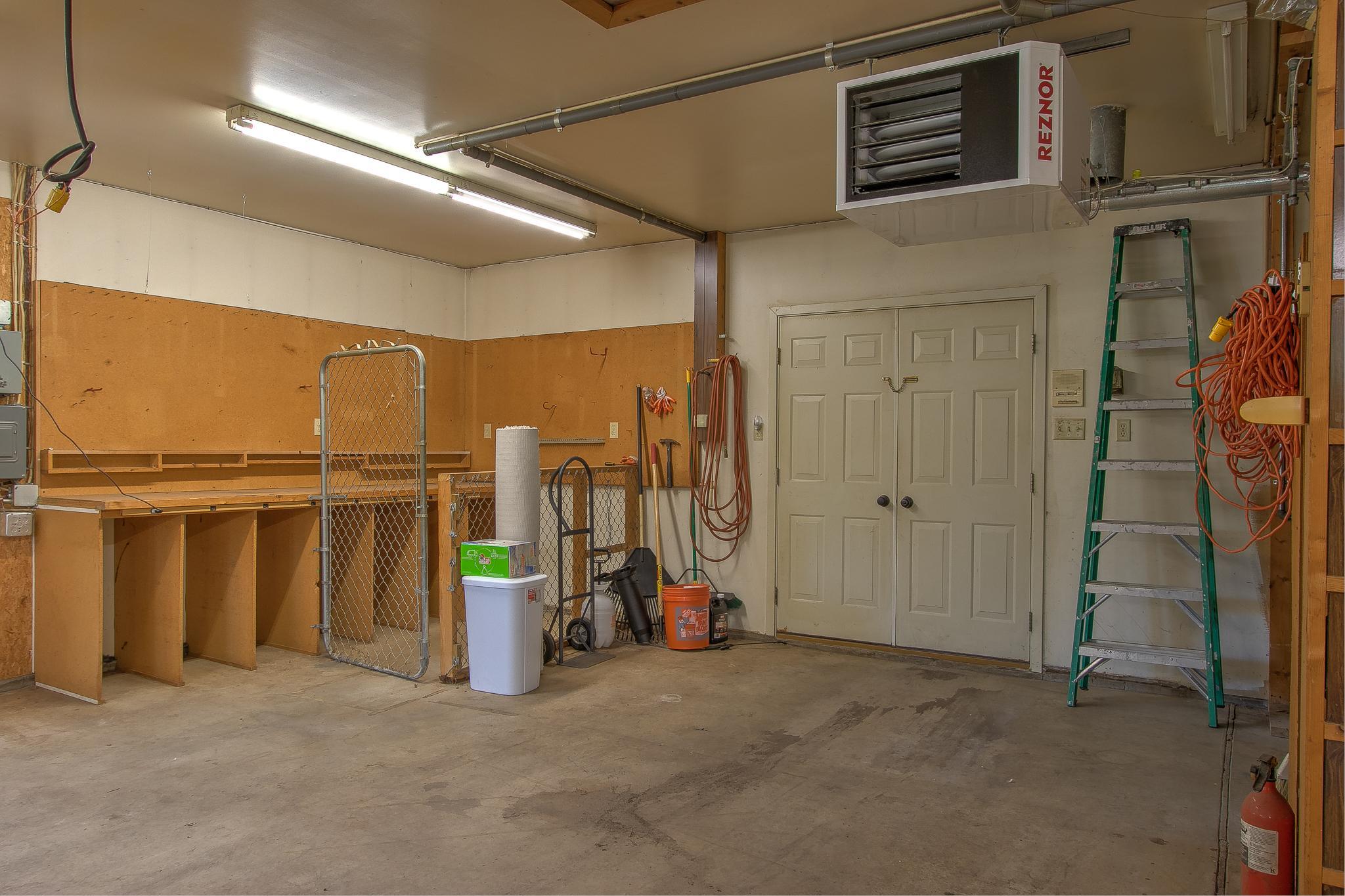 Heated and insulated garage
