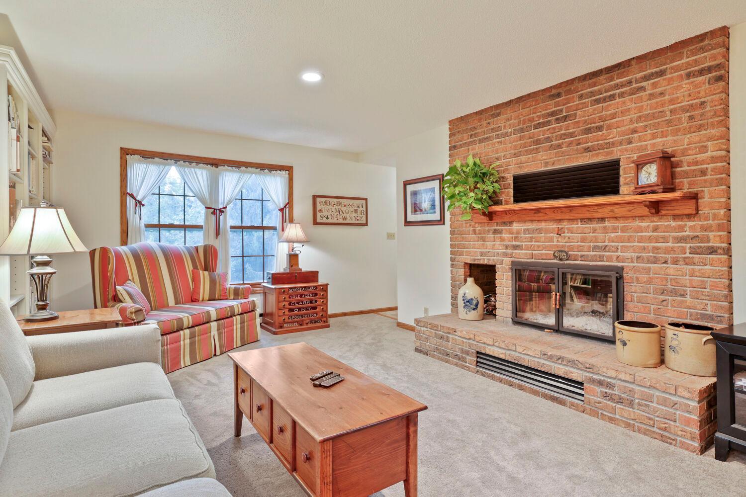 A wood burning fireplace can save you loads on bills.