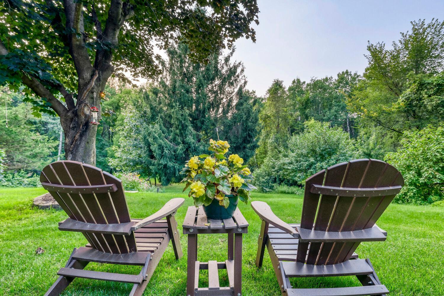 While you are at the property, just sit awhile and relax.