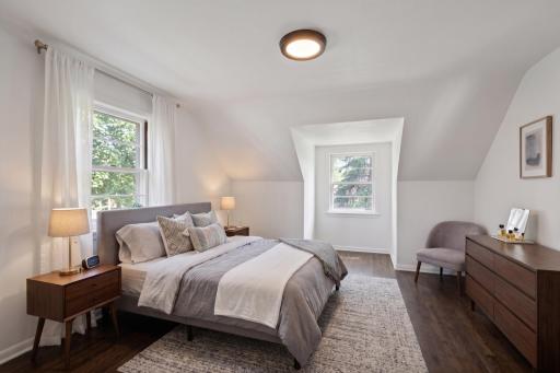 Upper level: bedroom 4 (virtually staged)