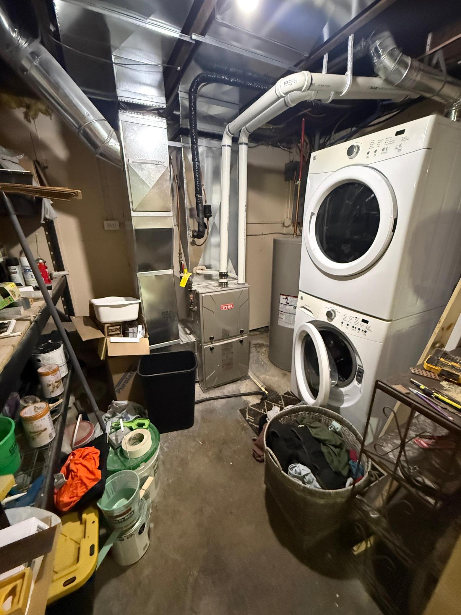 Lower level mechanical room