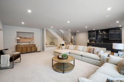 Lower level family room