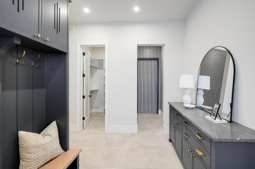 Spacious mudroom with 2nd walk in pantry
