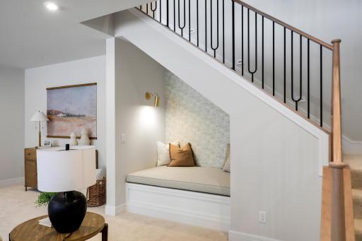 Cozy reading nook