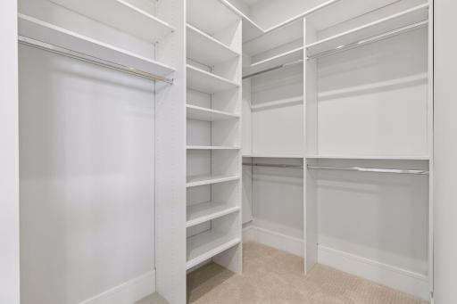 Additional space in primary closet