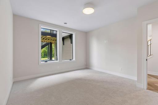 First of three lower level bedrooms