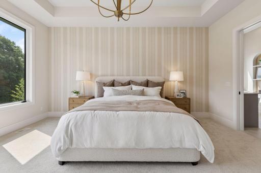 Charmful wallpaper to create a warm ambiance