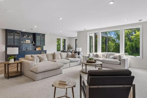 Spacious family room!