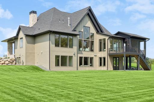 Dining room leads to four season deck