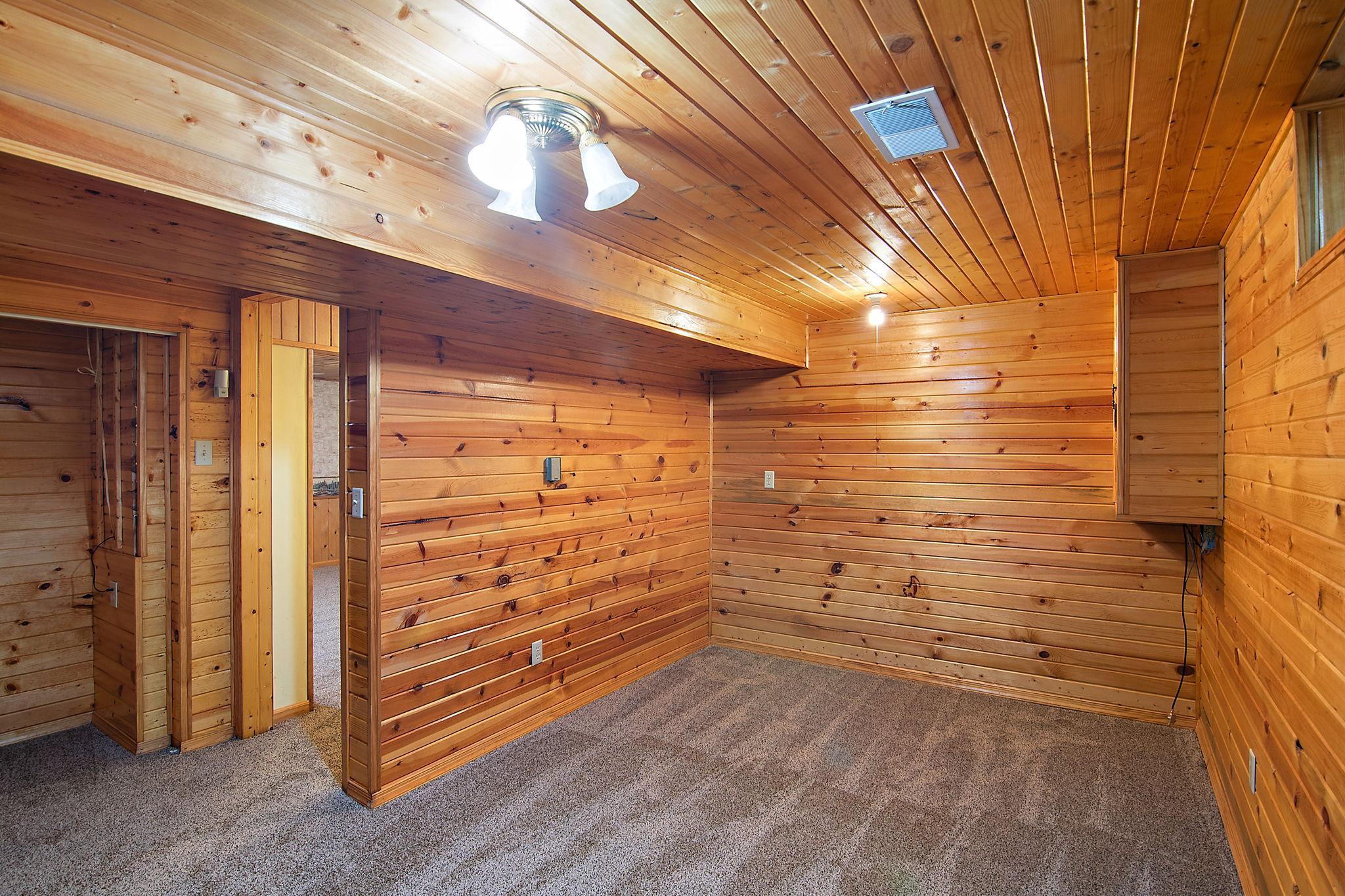Lower level 3rd bedroom (non-conforming, needs full egress)