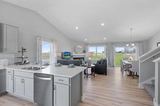 The homes open concept makes it effortless to flow from room to room. Phot is of actual home. Colors and options may vary. Ask Sales Agent for details.