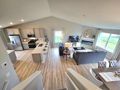 Wow! Talk about space and natural light! Photo is of actual home. Options and colors may vary. Ask Sales Agent for details.