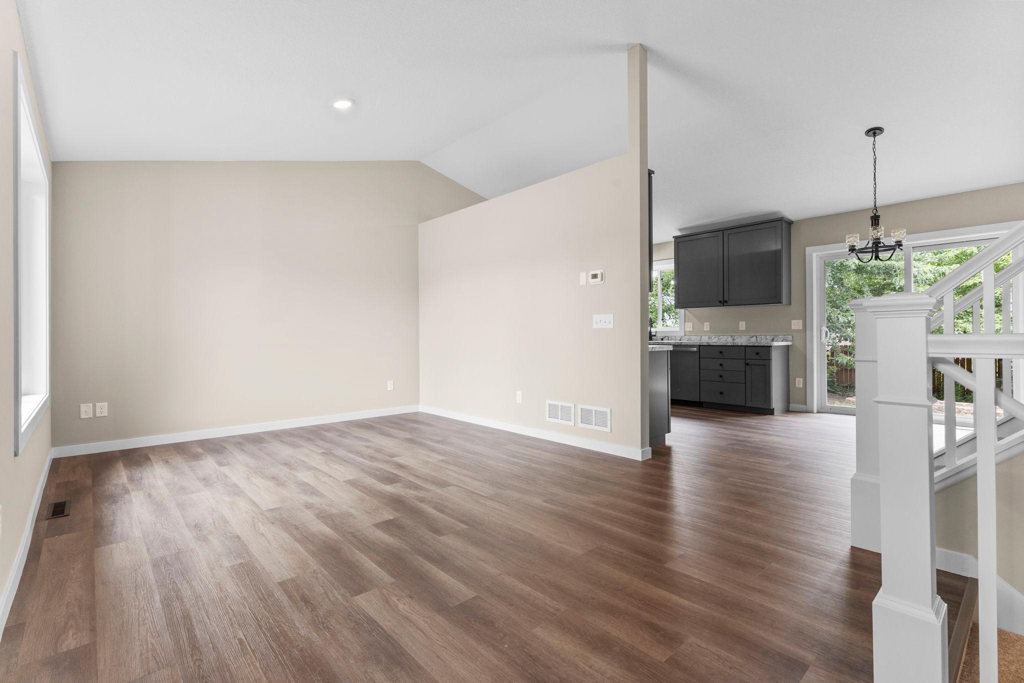 New modern lighting has been installed throughout the home, adding a bright, updated feel to every room.
