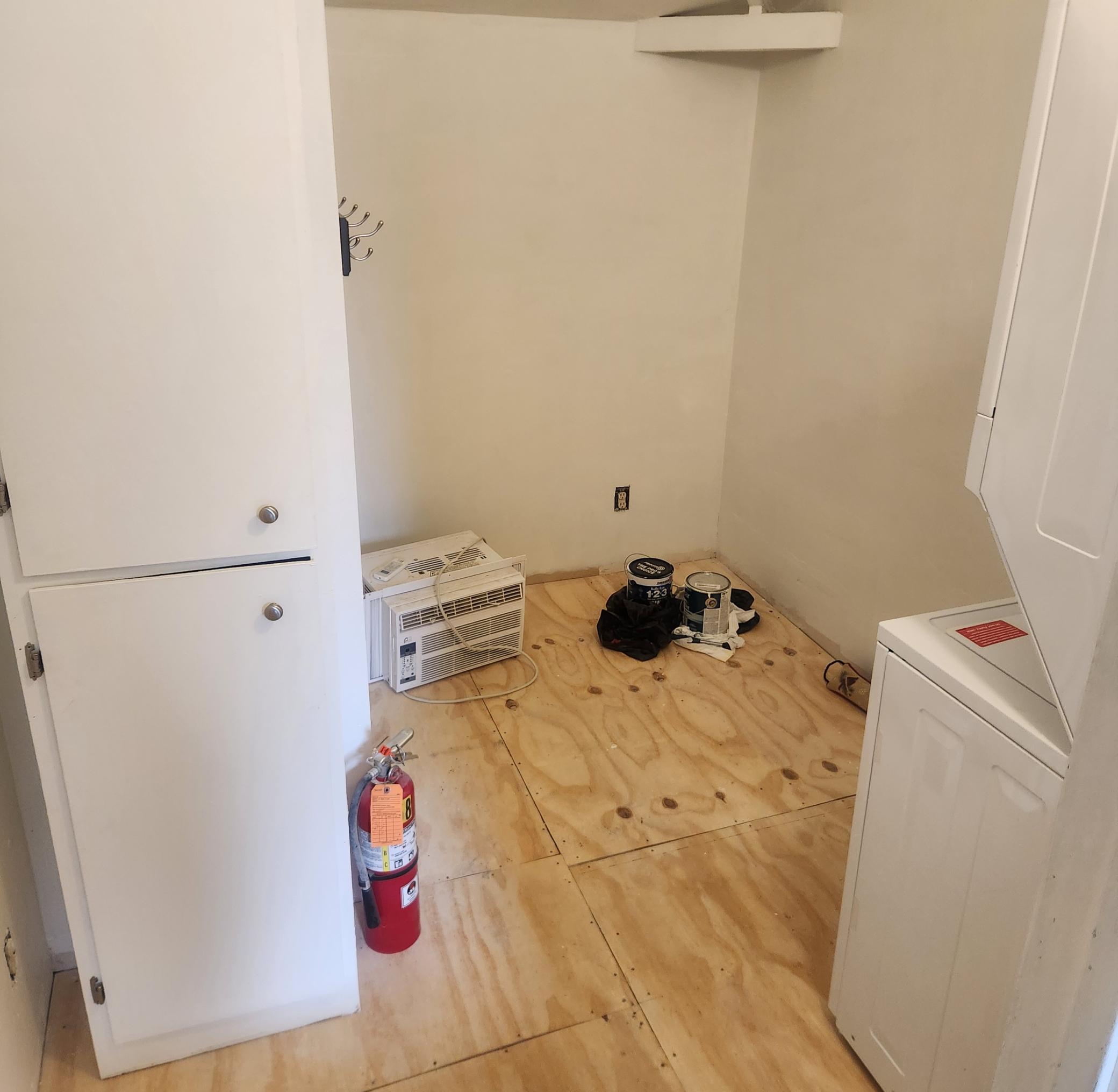 Main floor - laundry/storage room