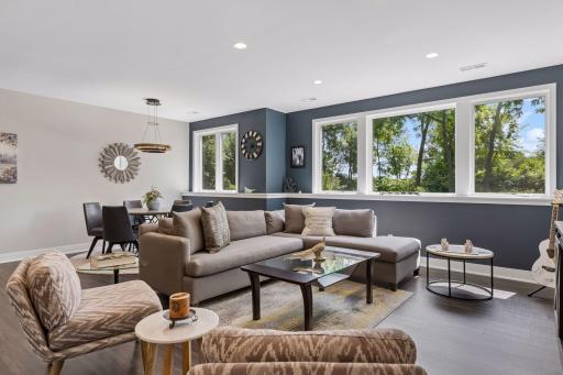 Fun space to gather with room for a card table