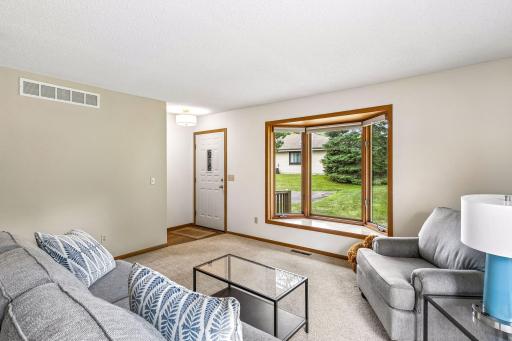Living Room with Bay Window