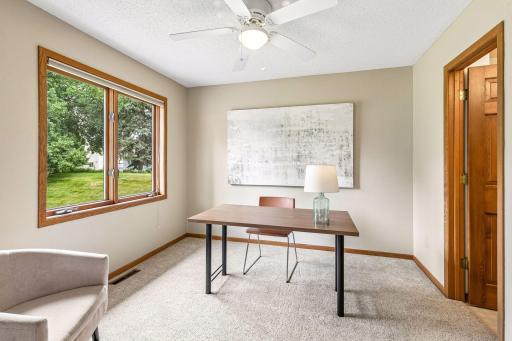 Bedroom #2 on main level set as an office