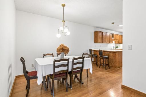 Dining area near kitchen
