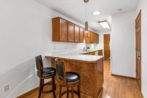 Kitchen with ample workspace